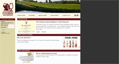 Desktop Screenshot of chamberswines.com